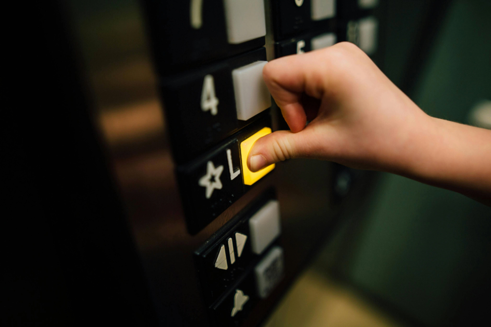 Lift modernization in a residential society Golf Course Road